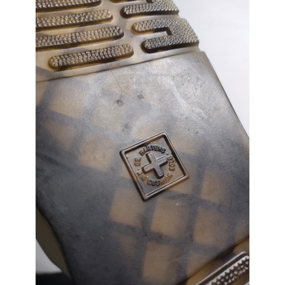 Dr Martens White Leather Platform Boots AirWair Chunky Sole Women's Size 8 - Picture 8 of 10